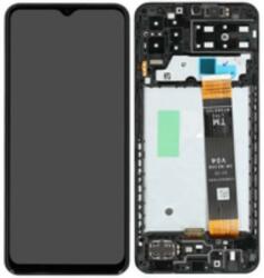 Samsung GH82-28653A Gyári Samsung Galaxy A13 4G SM-A135 LCD kijelző érintővel fekete kerettel előlap (GH82-28653A)