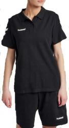 Hummel Tricou Hummel Cotton Polo Shirt Women Black 203522-2001 Marime M - weplayvolleyball