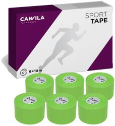 Cawila Banda Cawila Sporttape COLOR 3, 8cm x 10m 6er Set 1000710756-gruen Marime OS
