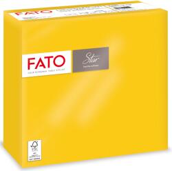 FATO Szalvéta 2 rétegű 38 x 38 cm 40 lap/cs Fato Star sárga_82990200 (48075)