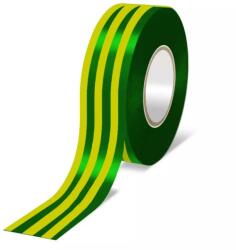 Dedra PVC szigetelőszalag 19 mm x 33 m sárga-zöld (12VTE1933)