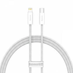 Baseus Dynamic USB-C kábel for Lightning, 20W, 1m (white) - szalaialkatreszek