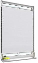 Woltu 100×130 cm harmónika roló, dupla pliszé, méhsejt pliszé fúrás nélkül, fehér - mindentjoaron