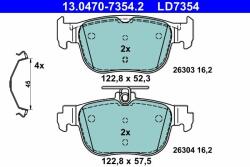 ATE set placute frana, frana disc ATE Ceramic 13.0470-7354.2 (13.0470-7354.2)