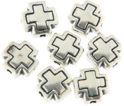  Charm Bijuterii Argint S999 Crucea Greceasca - 8 x 8 mm - 1 Buc - concepttropic - 37,50 RON