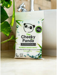 Cheeky Panda Bambusz kéztörlőkendők, lebomló, 12db