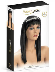 World Wigs Allison hosszú, sötétbarna paróka - lunaluna