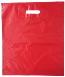 INPAP PLUS s. r. o Műanyag zacskó, 45+5x38 cm, piros