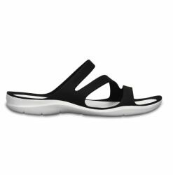Crocs Papuci Crocs Swiftwater Sandal W Negru - Black/White 39-40 EU - W9 US