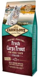 CARNILOVE Fresh Sterilised Crap si Pastrav hrana uscata pisici sterilizate 6kg