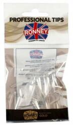 Ronney Professional Tipsuri pentru unghii Ascuțite, mărimea 1, transparente - Ronney Professional Tips 60 buc