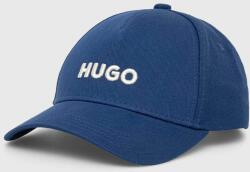 Hugo pamut baseball sapka sötétkék, nyomott mintás - sötétkék Univerzális méret - answear - 10 990 Ft