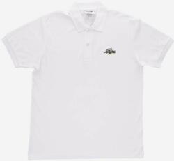 Lacoste pamut póló x Netflix fehér, nyomott mintás - fehér XL - answear - 49 990 Ft