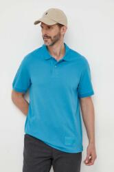 Giorgio Armani pamut póló nyomott mintás - kék S
