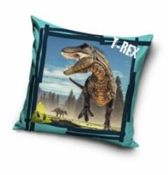 Carbotex T-rex mintás párnahuzat 40 x 40 cm (TREX203002-POSZ) - aqua