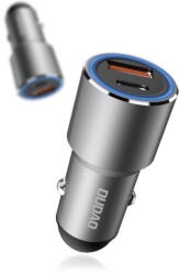 Dudao Incarcator auto Dudao R4PQ, USB + USB-C, Power Delivery, 22.5W, gri - vexio