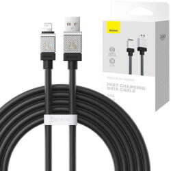 Baseus Fast Charging USB-A to Lightning CoolPlay Series 2m, 2.4A (black) (31921) - vexio