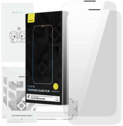 Baseus Tempered Glass Baseus Corning for iPhone 13/13 Pro/14 with built-in dust filter (31534) - vexio