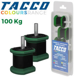 Rezgéscsillapító gumibak 100 kg Klímatartó konzolhoz rugós ( Zöld ) (Std6001568100)