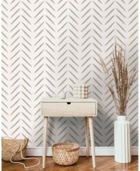 Dutch Wallcoverings Tapet „Chevron, gri taupe 89013041 (442559)