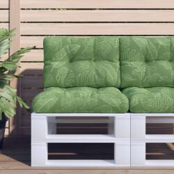 vidaXL Pernă de paleți, model frunze, 50x40x12 cm, textil (360554)