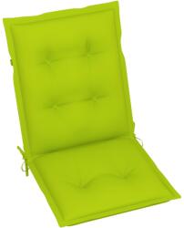 vidaXL Perne scaun cu spătar scund, 2 buc. , verde, 100x50x7 cm, textil (314311)