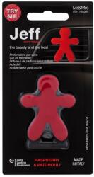 Mr&Mrs Fragrance Jeff Soft Touch Raspberry & Patchouli (Red) illat autóba