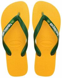 Havaianas slapi copii BRASIL LOGO culoarea galben PPYX-KLK05B_11X