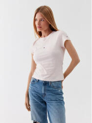 Tommy Jeans Tricou Essential Logo DW0DW16145 Roz Regular Fit