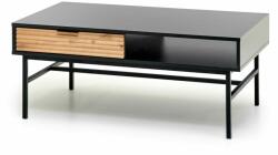 Halmar MURANO LAW-1 dohányzóasztal, színe: kézműves tölgy/fekete - sprintbutor