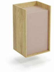 Halmar MOBIUS szekrény 1D szín: hikora tölgy/rózsaszín - sprintbutor
