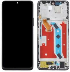 NBA001LCD1011200276334 Honor X30 5G fekete OEM LCD kijelző érintővel kerettel, előlap (NBA001LCD1011200276334)