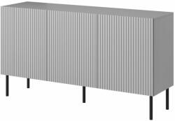 Halmar ASENSIO KM-1 komód világosszürke/fekete