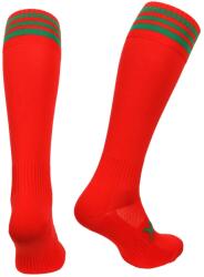 ATAK Sports Юношески чорапи ATAK Sports ATAK Bars Socks Junior - Red/Green
