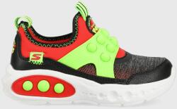 Skechers sneakers pentru copii Pops culoarea negru PPYX-OBB091_MLC