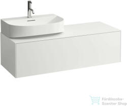 Laufen Sonar 117, 5x45, 5x34 cm-es 1 fiókos alsószekrény H816341, H816342 mosdókhoz, Matt fehér H4054520341701 (H4054520341701)
