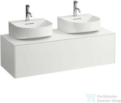 Laufen Sonar 117, 5x45, 5x34 cm-es 1 fiókos alsószekrény 2 db H816341 mosdóhoz, Matt fehér H4054540341701 (H4054540341701)