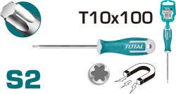 TOTAL - SURUBELNITA TORX-TX T10 - 5.0MM - 100MM - S2 (INDUSTRIAL) PowerTool TopQuality Surubelnita