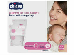  Chicco Anyatejgyűjtő zacskó 30 db elősterilizált