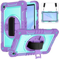  SOLID Husă durabilă pentru Huawei MatePad SE violet-mentol