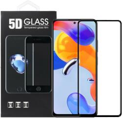 Xiaomi Redmi Note 12 Pro 5G / Note 12 Pro Plus 5G (Pro+ 5G) / Poco X5 Pro 5G üvegfólia, tempered glass, előlapi, 5D, edzett, hajlított, fekete kerettel