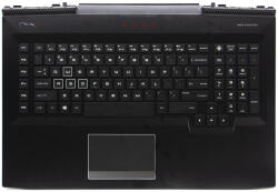 HP Omen 17T-AN100, 17-AN1 gyári új fekete-fehér US angol háttér-világításos billentyűzet modul touchpaddal (230W, nagy Center-Pin DC nyílás) (L14993-001)