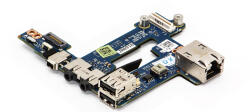 Dell Latitude E6500, Precision M4400 gyári új USB/Firewire/Lan/Audio és bekapcsoló panel (LS-4051P)