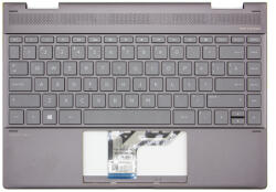 HP Spectre x360 13-AE000, 13T-AE000 gyári új lila-fekete román háttér-világításos billentyűzet modul (942040-271)