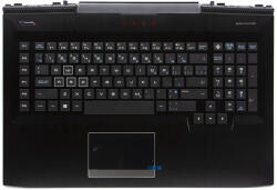 HP Omen 17T-AN100, 17-AN1 gyári új fekete-fehér kanadai háttér-világításos billentyűzet modul touchpaddal (230W, nagy Center-Pin DC nyílás) (L14992-DB1)