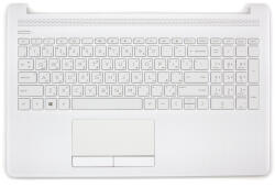 HP 15-DA000, 15T-DA100, 15-DB000, 15Z-DB000 sorozathoz gyári új fehér arab billentyűzet modul touchpaddal (L20388-171)