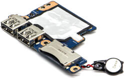 ASUS ZenBook UX303UB gyári új I/O (USB, CMOS, kártyaolvasó) panel (90NB08U0-R10010)