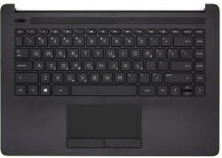 HP 14-CM000, 14T-CM000, 14-CK000 sorozathoz gyári új görög fekete billentyűzet modul touchpaddal (L23239-151)
