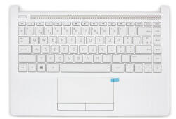 HP 14S-CF0, 14S-CF1 gyári új svájci fehér billentyűzet modul touchpaddal (L24820-BG1)