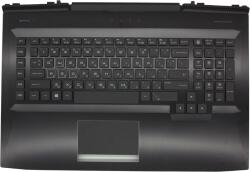 HP Omen 17T-AN100, 17-AN1 gyári új fekete-fehér bolgár háttér-világításos billentyűzet modul touchpaddal (230W, nagy Center-Pin DC nyílás) (L14992-261)